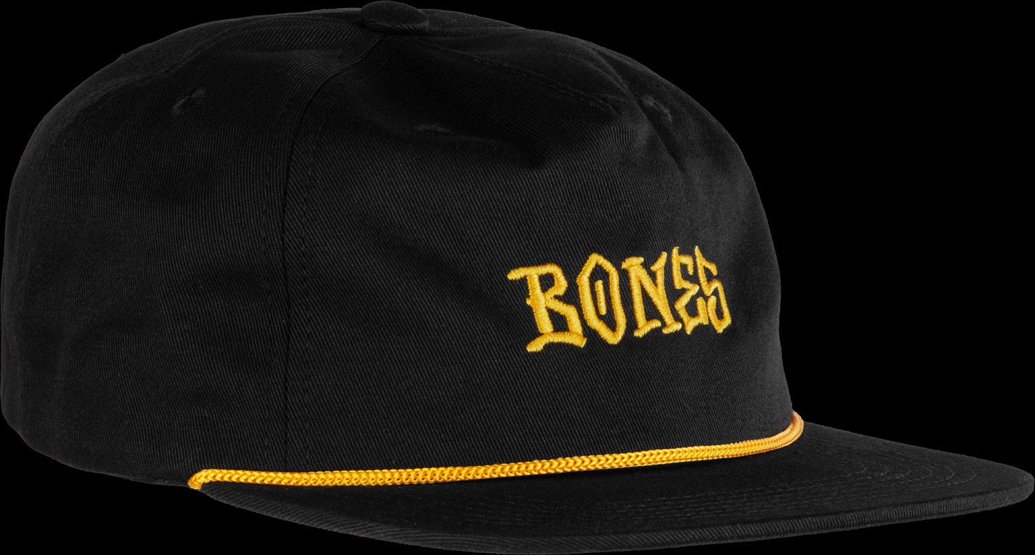 Bones Wheels Black Gold Panel Hat Blk Photo Photo Gallery