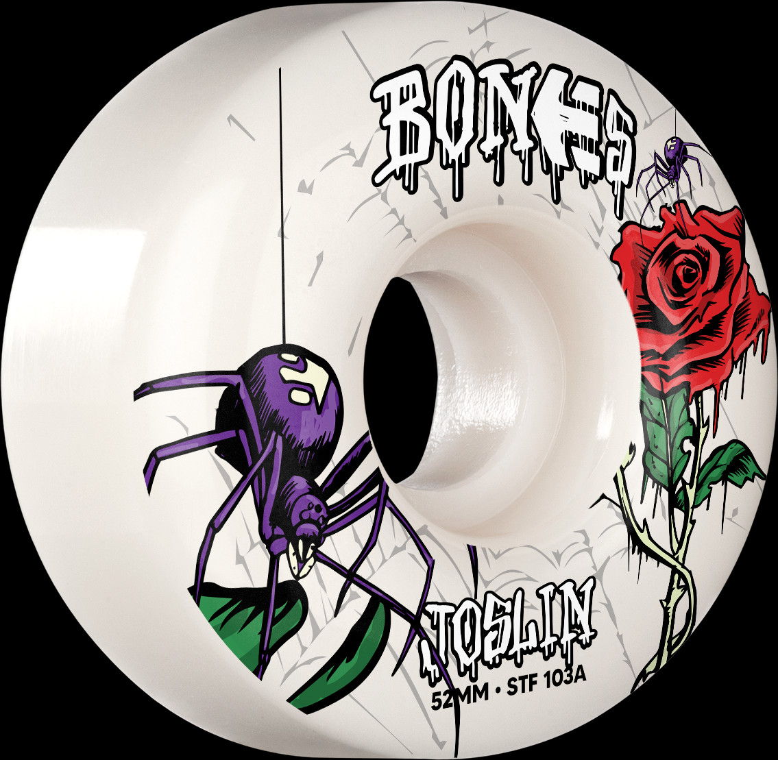 BONES WHEELS PRO STF Skateboard Wheels Joslin Etnies Collab 52mm V1