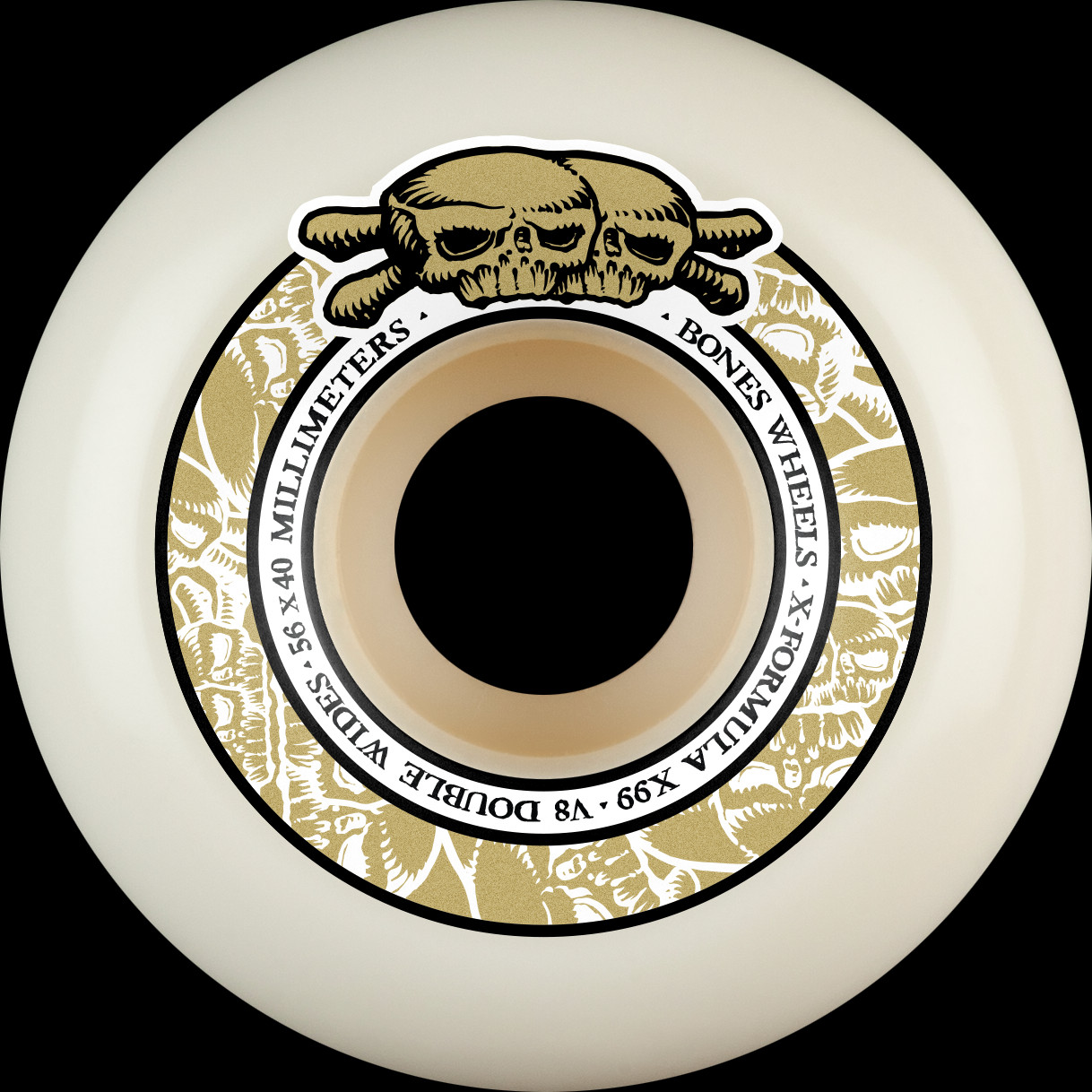 Holywings© ホーリーウィングス BONES WHEELS X-Formula Skateboard Wheels Double Wides V8 56mm X99