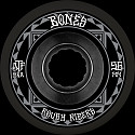 BONES WHEELS ATF Rough Rider Skateboard Wheels Runners 56mm 80a 4pk Black