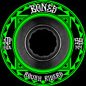 BONES WHEELS ATF Rough Rider Skateboard Wheels Runners 59mm 80a 4pk Green