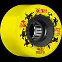 BONES WHEELS ATF Rough Rider Skateboard Wheels Wranglers 59mm 80a 4pk Yellow