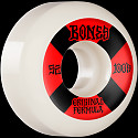 BONES WHEELS OG Formula Skateboard Wheels 100 #4 52mm V5 Sidecut 4pk White