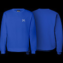 BONES WHEELS Jim Crew Sweatshirt Royal Blue