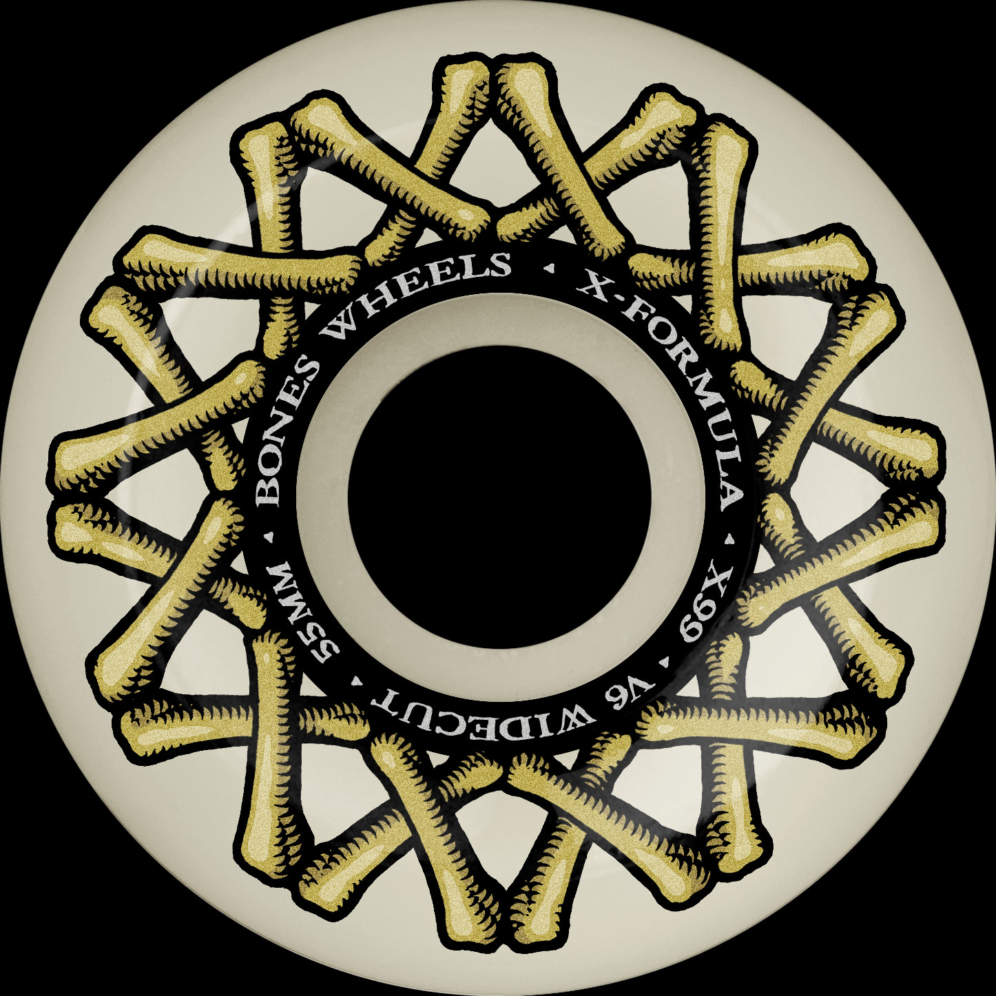 BONES WHEELS X-Formula Skateboard Wheels XF WIDECUT 55 V6 X BONES WHEELS X-Formula Skateboard Wheels XF WIDECUT 55 V6 X