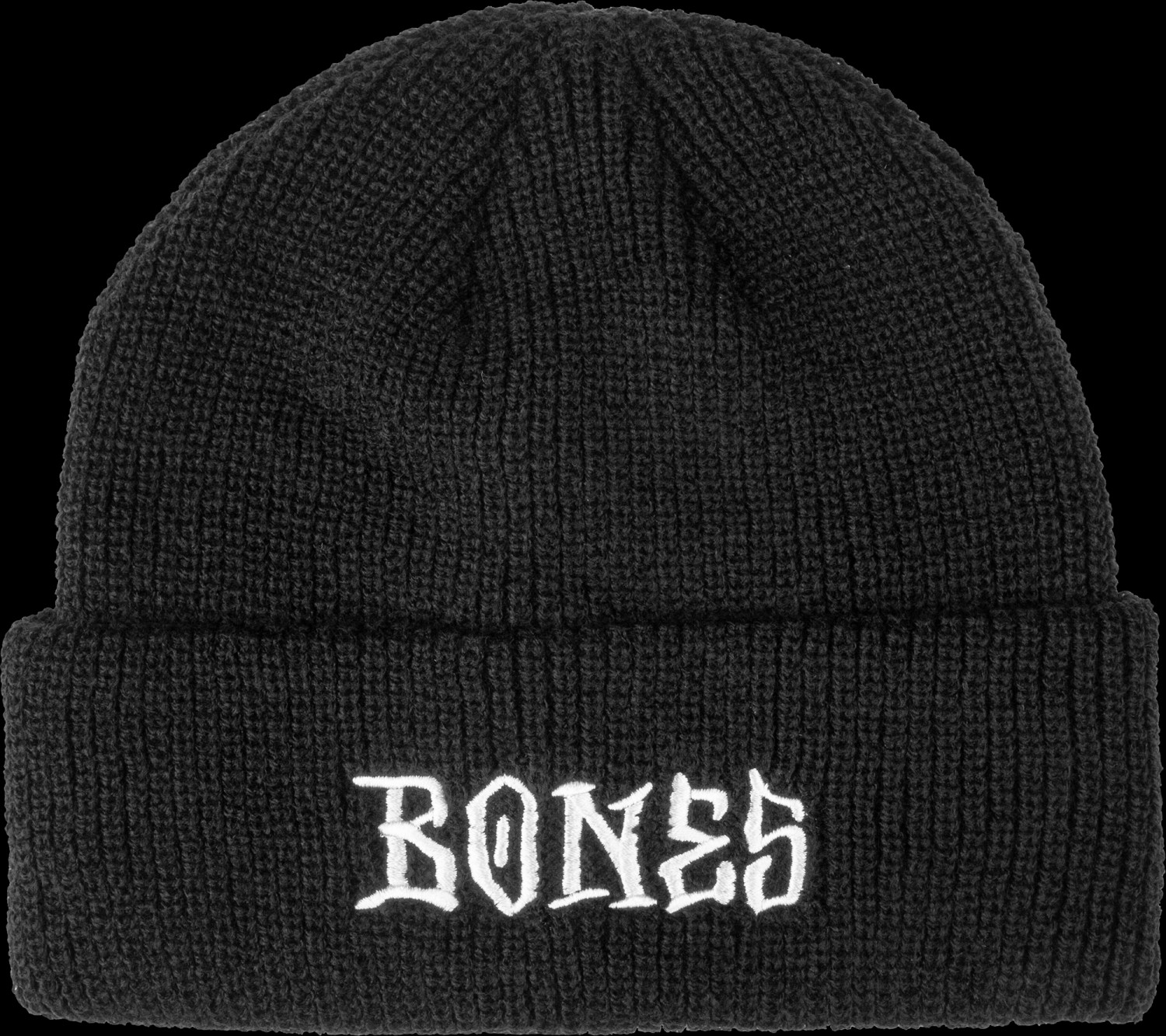 Bones Wheels Black & Gold Beanie - Chunky Knit Winter Hat, One Size Fits Most - View #8