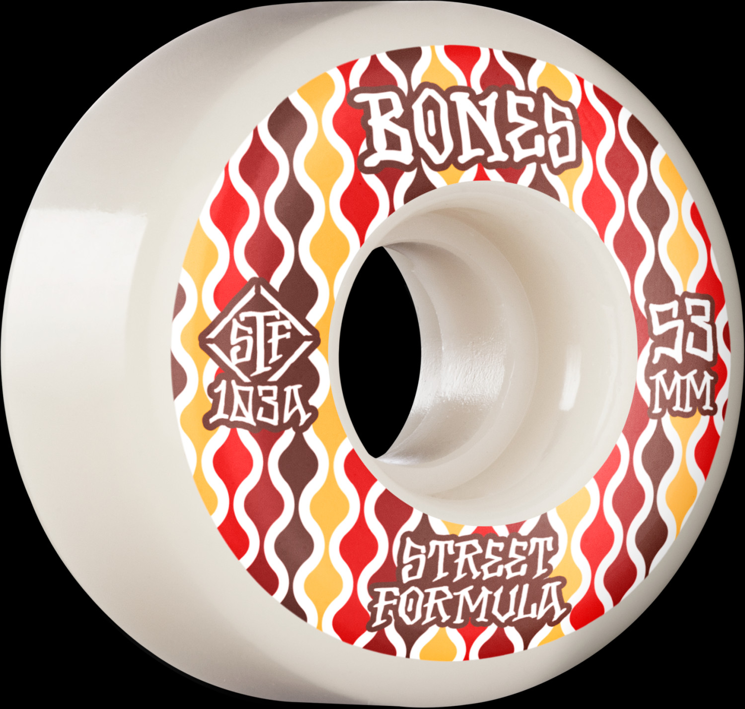 BONES WHEELS STF Skateboard Wheels Retros 53mm V2 Locks 103A 4pk Photo 1 Photo Gallery