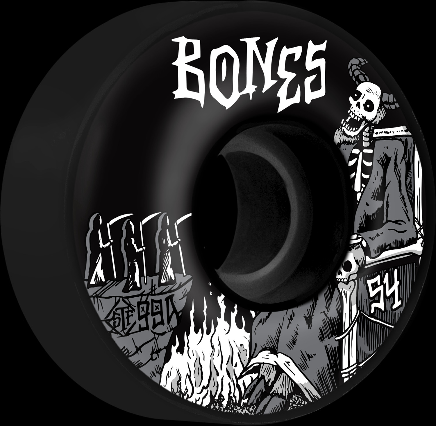 BONES WHEELS STF Skateboard Wheels Reaper Hades 54mm V1 Standard