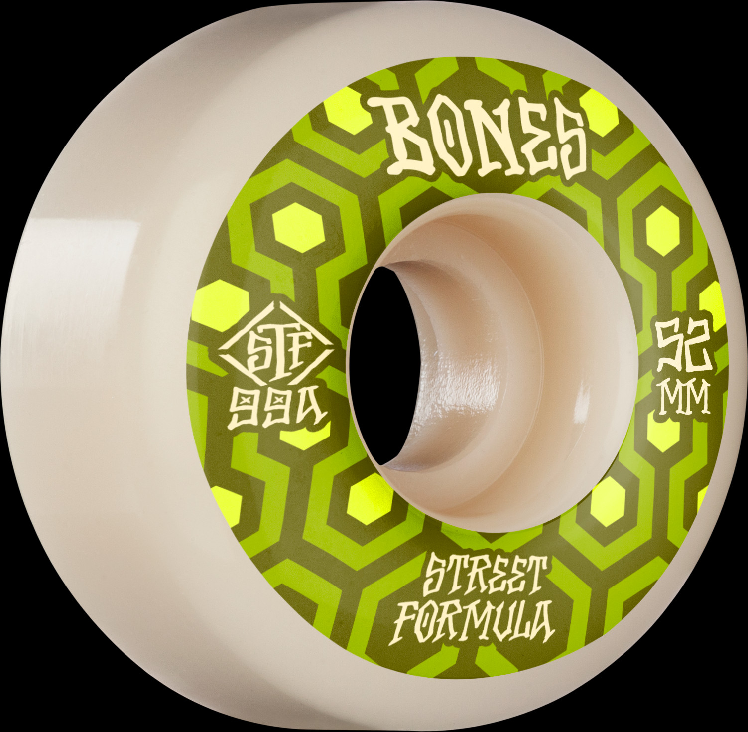 BONES WHEELS STF Skateboard Wheels Retros 52mm V1 Standard 99A 4pk