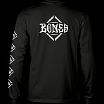 BONES WHEELS Diamond L/S T-shirt Black
