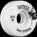 BONES WHEELS STF Black Widow Skateboard Wheels 53mm 99A Easy Streets V1 Standard 4pk White