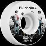 BONES WHEELS STF Pro Fernandez Con Amigos Skateboard Wheels V1 Standard 54mm 103A 4pk