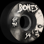 BONES WHEELS STF Skateboard Wheels Dollhouse 54mm V1 Standard 99A 4pk Blk