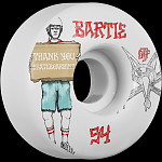 BONES WHEELS STF Pro Bartie Thank You 54x32 V1 Skateboard Wheels 83B 4pk