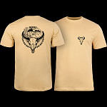 BONES WHEELS Desert Ditch T-shirt Tan