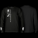BONES WHEELS Terror Nacht Creeper Longsleeve T-shirt Black