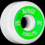 BONES WHEELS 100 #2 V5 Skateboard Wheel 54mm 4pk White V5 Sidecut