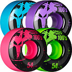 BONES WHEELS 100 Slims 54mm - Assorted Colors (4 pack)