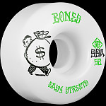 BONES WHEELS STF Easy Money Skateboard Wheels 52mm 99a Easy Streets V1 Standard 4pk White
