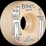 BONES WHEELS PRO STF Skateboard Wheels Collins Ferk 50mm V3 Slim 99A 4pk