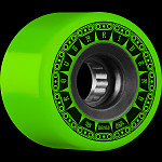 BONES WHEELS ATF Rough Rider Tank Skateboard Wheels 59mm 80a 4pk Green