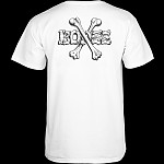 BONES WHEELS Crossbones T-shirt - White