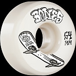 BONES WHEELS STF Skateboard Wheels Heritage Boneless 54mm V1 Standard 103A 4pk