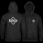 BONES WHEELS Diamond Sweatshirt Hooded Black