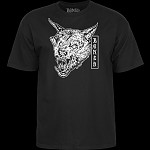 Bones Wheels Time Beasts Werewolf T-shirt Black