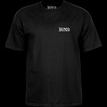 BONES WHEELS Short Stitch T-Shirt Black