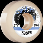 BONES WHEELS PRO STF Skateboard Wheels BONES Big Rigs 54mm V5 Sidecut 99a 4pk
