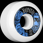 BONES WHEELS STF Time Beasts Skateboard Wheels 53mm 99a  Easy Streets V5 Sidecuts White