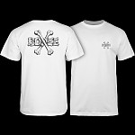 BONES WHEELS Crossbones T-shirt - White