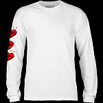 BONES WHEELS VooDoo L/S T-Shirt White