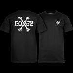BONES WHEELS Crossbones T-shirt Black