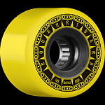 BONES WHEELS ATF Rough Rider Tank Skateboard Wheels 59mm 80a 4pk Yellow