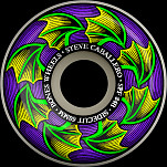 BONES WHEELS SPF Skateboard Wheels Caballero Bat Wings 60mm Sidecuts 84B 4pk