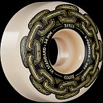 BONES WHEELS X-Formula Skateboard Wheels Gold Chain 54mm V1 Standard 97A 4pk