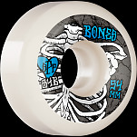 BONES WHEELS SPF Skateboard Wheels Rapture 54mm P5 Sidecut 84B 4pk White