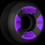 BONES WHEELS OG Formula Skateboard Wheels 100 #4 55mm V5 Sidecut 4pk Black