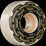 BONES WHEELS X-Formula Skateboard Wheels Gold Chain 53mm V1 Standard 97A 4pk