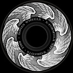 BONES WHEELS X-Formula Skateboard Wheels Death Angels 53mm V6 Widcuts 97A 4pk