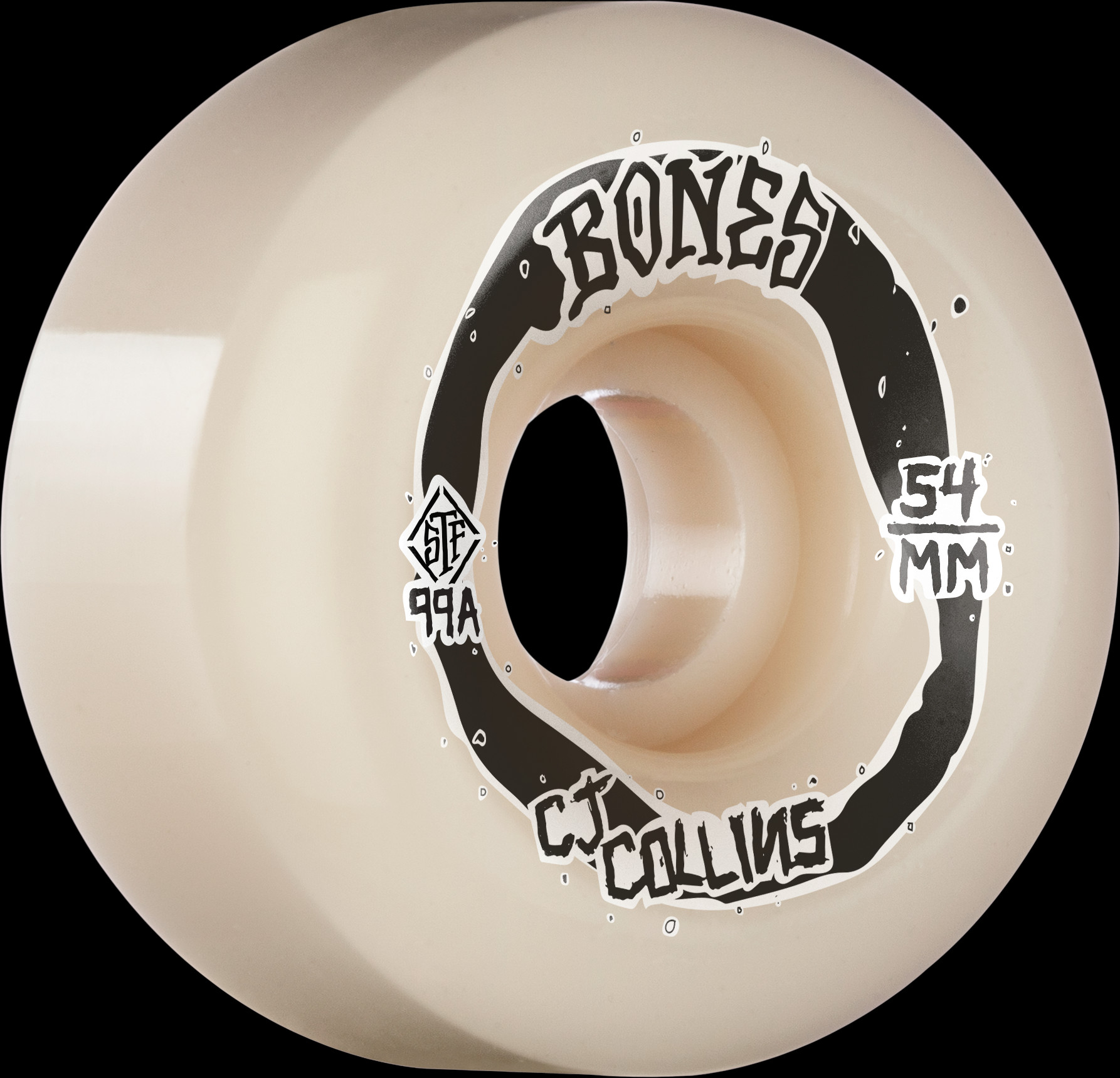 BONES WHEELS PRO STF Skateboard Wheels Collins Swirkle 54mm V6