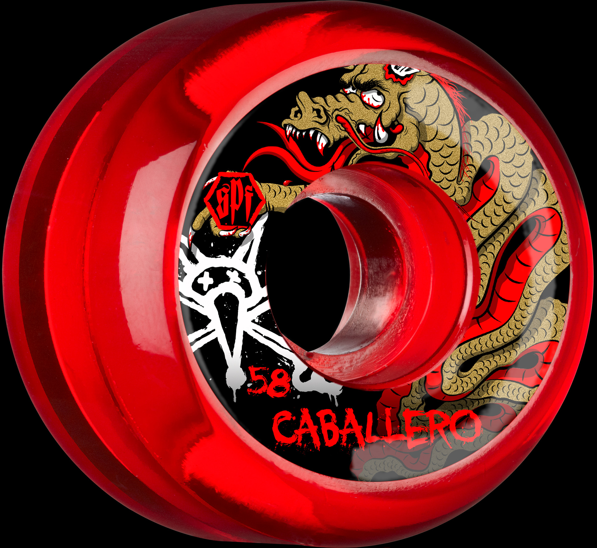 BONES WHEELS SPF Pro Caballero Dragon 58x33 P5 Skateboard Wheels BONES WHEELS SPF Pro Caballero Dragon 58x33 P5 Skateboard Wheels