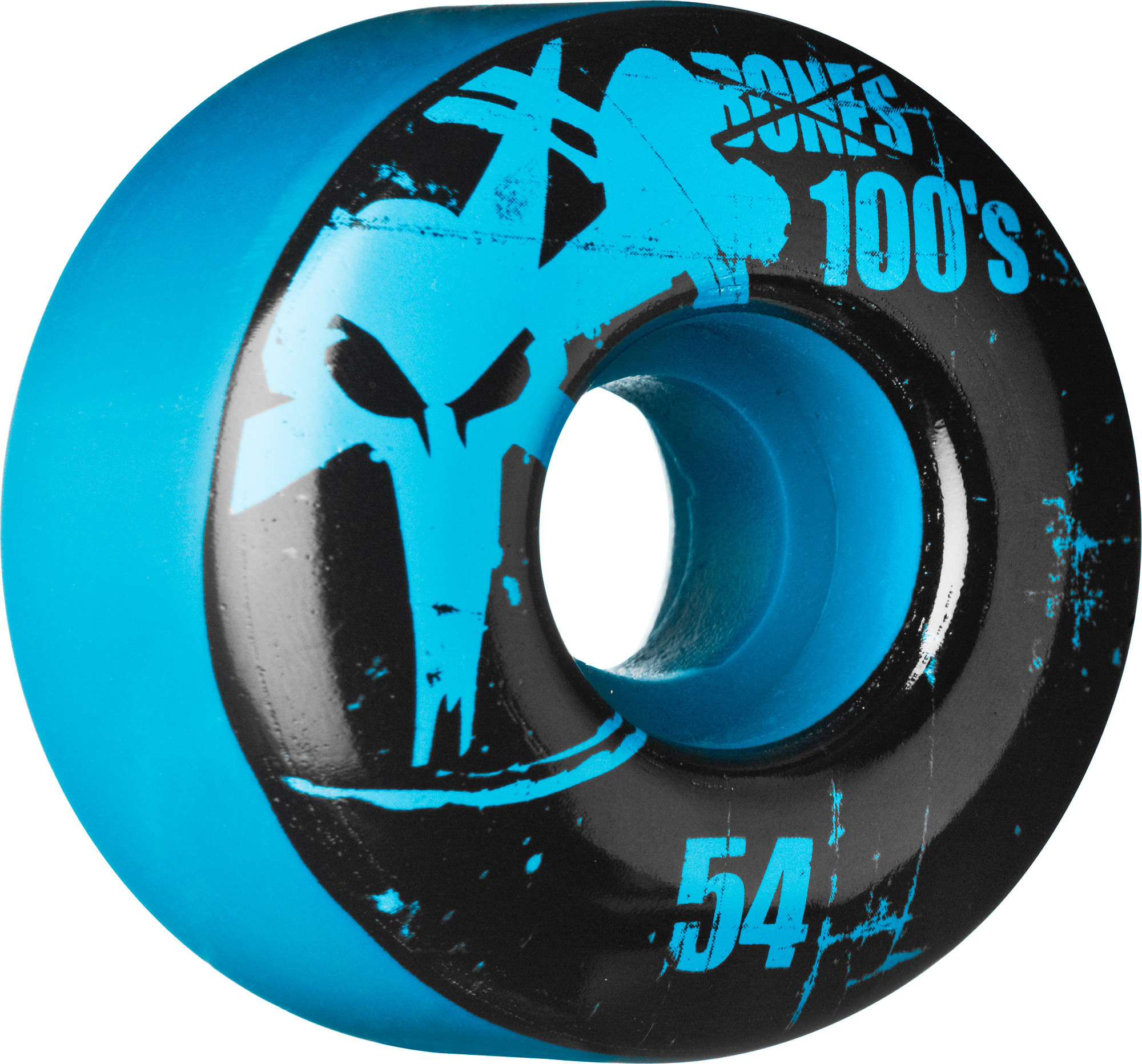 BONES WHEELS 100 Slims 54mm - Blue (4 pack) - BONES WHEELS