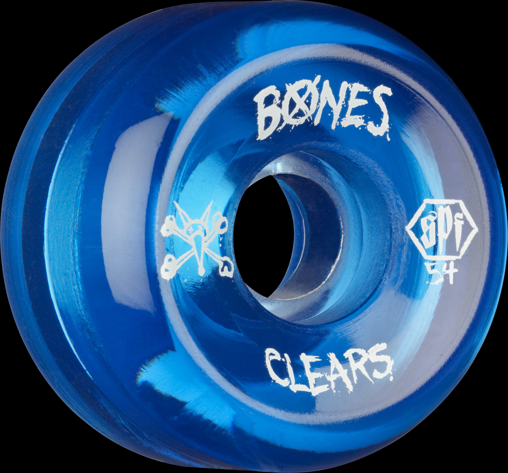 BONES WHEELS SPF 54mm 84B ウィール BONES WHEELS SPF Clear Blue 54x31 P5 Skateboard Wheels 84B 4pk