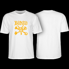 BONES WHEELS Vato Op T-Shirt Wht