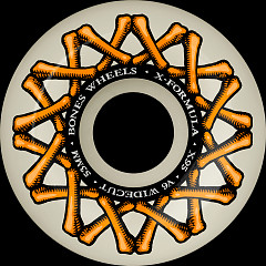 BONES WHEELS X-Formula Skateboard Wheels XF 53mm V6 Widecut X95 4pk
