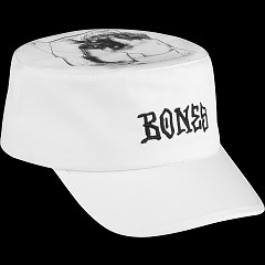 BONES WHEELS Spraying Hands Painter Hat White