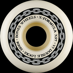 BONES WHEELS X-Formula Skateboard Wheels XF 58 V7 DOUBLE LOCKS X97 4PK